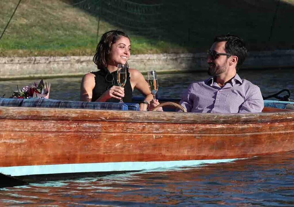 Punting on the river